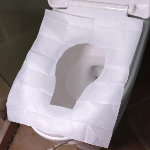 10Pcs/Set Cover Poty Kids/Pregnant Woman Water-soluble Disposable Toilet Seat Paper Maternal Toilet Pad Paper travel Tools